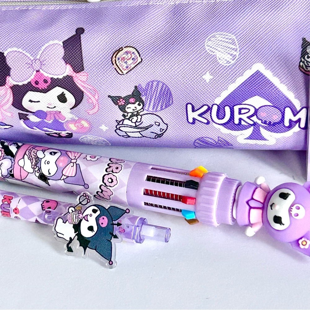 💜(KUR305) Kuromi Adorable 10-Piece Mini Purse Bundle! - Picture 6 of 9